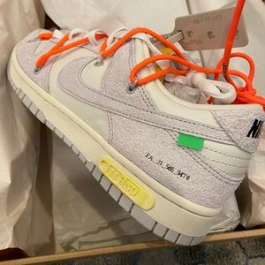 Nike dunk low off-white lot 11
